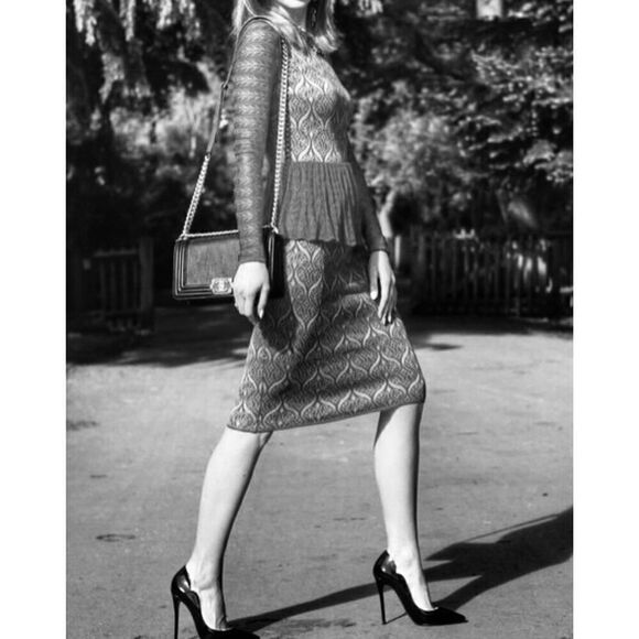 NWT Ekaterina Kukhareva Black Kashan Dress, Size: UK8 (XS/4) - Picture 2 of 13